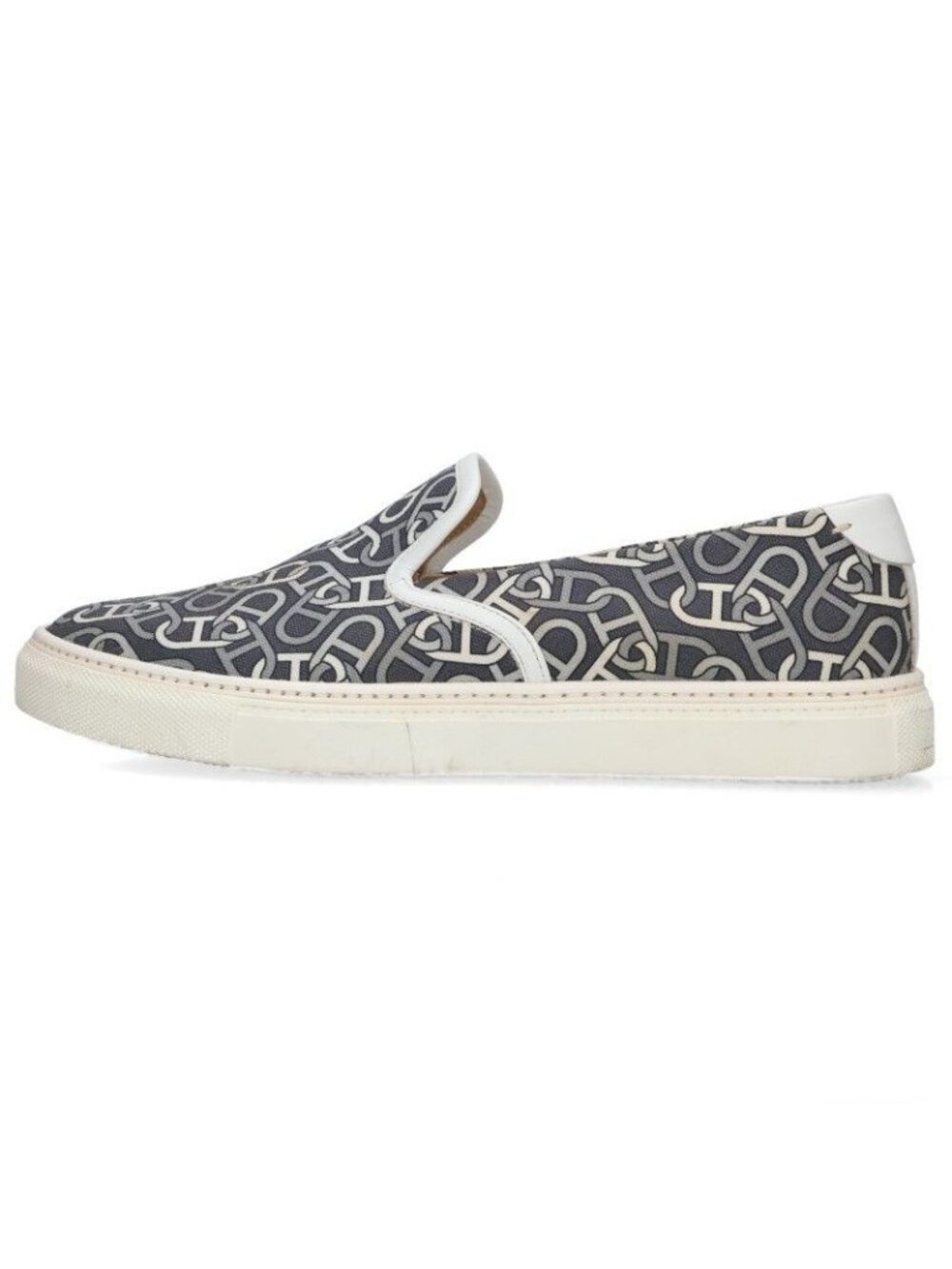 Hermes Chaine D'ancre All Over Print Slip-on Slippers